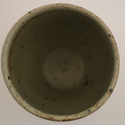 鎬入り藁灰釉フリーカップ（作品番号S-075） 6枚目の画像