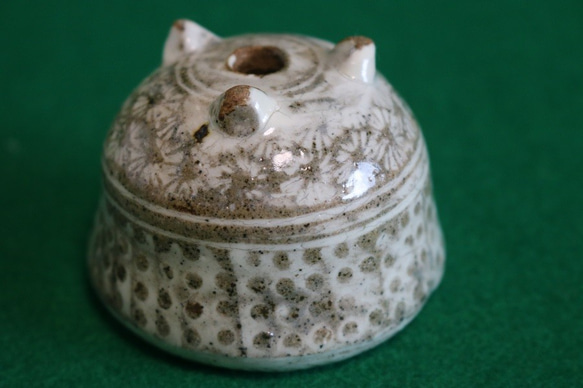 ミニ盆栽鉢（アワビ形三島手）（作品番号J-001） 5枚目の画像