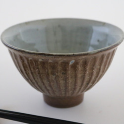 鎬（しのぎ）飯茶碗（作品番号S-054） 1枚目の画像