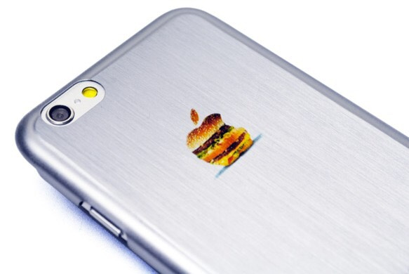 《Apple Type BIG MAC》 iPhone6/6s 4.7inch極薄オールチタン合金ケース シルバー 1枚目の画像