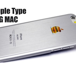 《Apple Type BIG MAC》 iPhone6/6s 4.7inch極薄オールチタン合金ケース シルバー 2枚目の画像