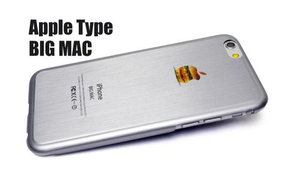 《Apple Type BIG MAC》 iPhone6/6s 4.7inch極薄オールチタン合金ケース シルバー 2枚目の画像