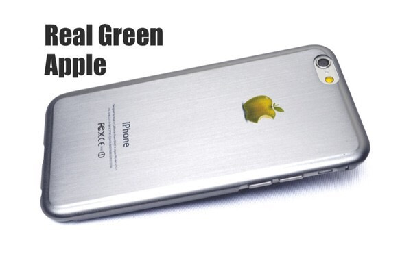 《Real Green Apple》 iPhone6/6s 4.7 極薄オールチタン合金ケース シルバー 2枚目の画像