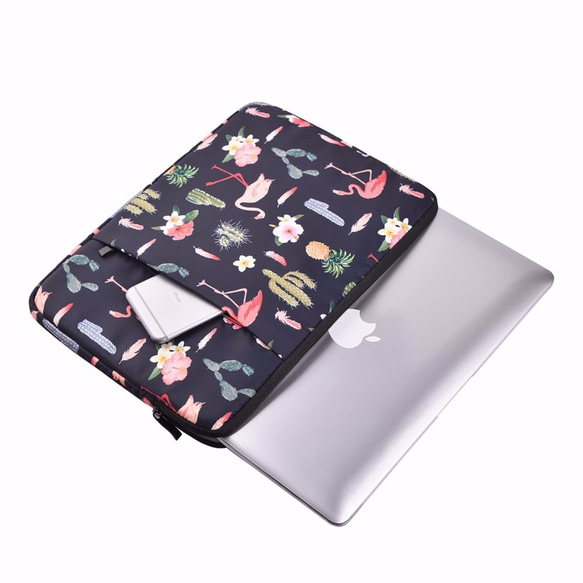 火烈鸟防潑水筆電包macbook/Lenovo/Asus/Dell13吋/14吋/15吋/15.6吋保護套 第1張的照片