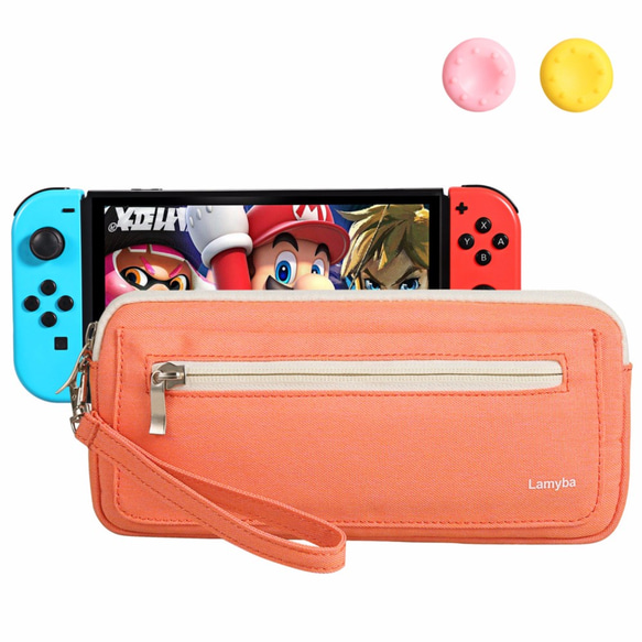防潑水Nintendo Switch收納包 防撞包 手提包 保護袋- 黑色 第2張的照片