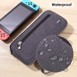 防潑水任天堂Nintendo Switch Lite 收納包 防撞包 手提包 NSLite 保護袋- 黑色 第5張的照片