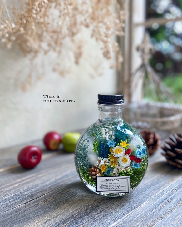 ハーバリウム　〜small treasure〜　小さな宝物　150ml 1枚目の画像