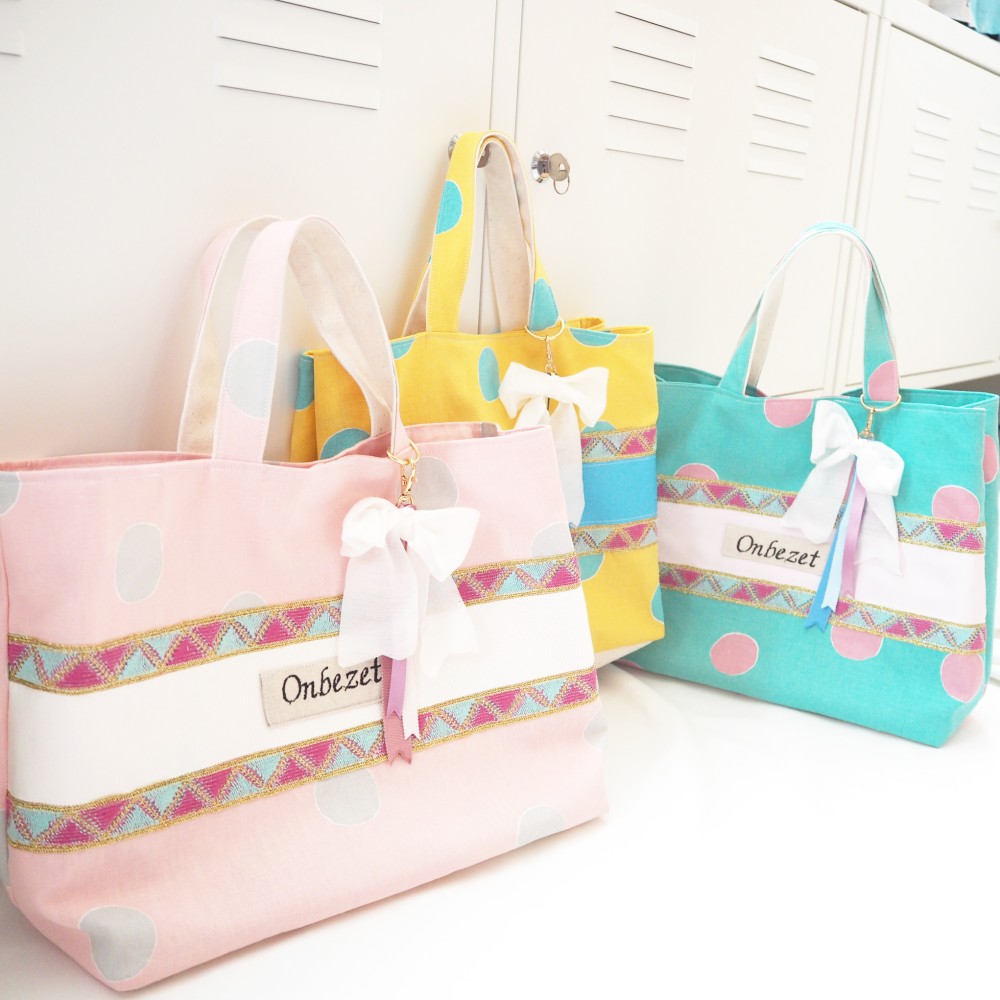 ［BOSO］★ピンク★愛らしい丸丸トートバッグ