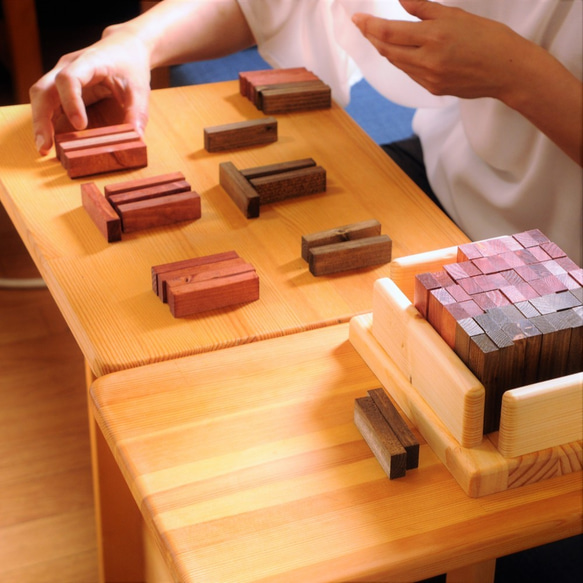 昭和の古い木製計算器 大昔の計算器「算木（さんぎ）」 算数嫌いになりかけている子供さんに