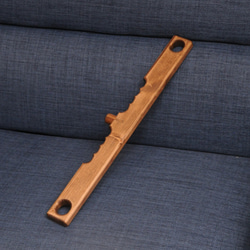 肩甲骨が動かないガチガチさんに！「ストレッチグリップ」　エボニー　いろいろな使い方ができます。 2枚目の画像