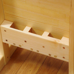 リモコンポケット　マガジンラック付き2本足テーブル用オプションアタッチメント 2枚目の画像