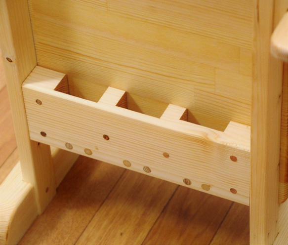 リモコンポケット　マガジンラック付き2本足テーブル用オプションアタッチメント 2枚目の画像