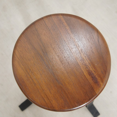 工業系ビンテージ調 回転 椅子 鉄脚 スツール インダストリアル cha