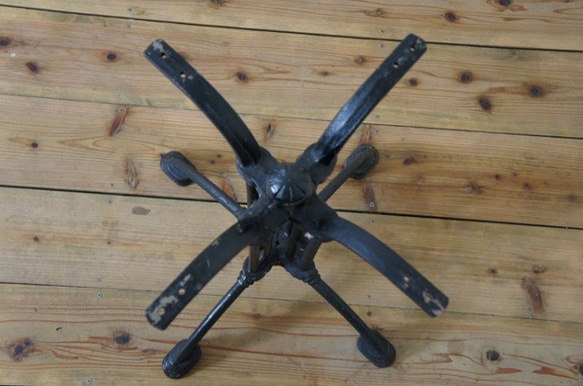 ビンテージ調 鋳造アイアン 鉄脚 テーブル脚 工業系 無骨 カフェ tab200L 2枚目の画像