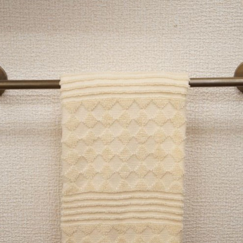 アンティーク調 タオル掛け タオルハンガー バータイプ W35cm 真鍮製