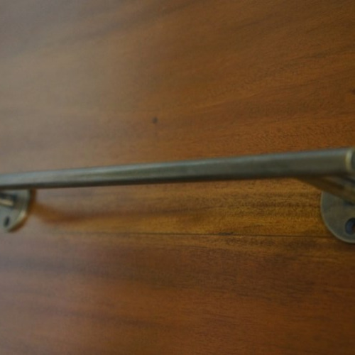 アンティーク調 タオル掛け タオルハンガー バータイプ W35cm 真鍮製