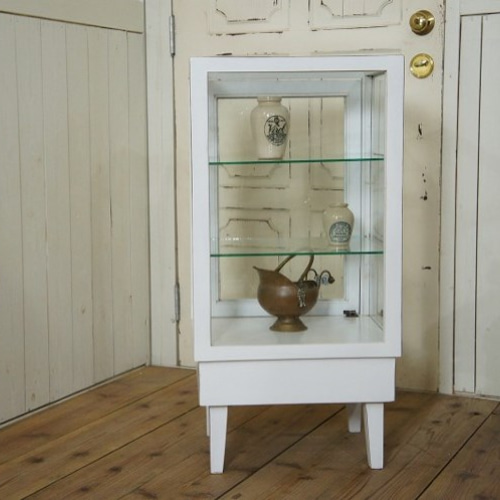 アンティーク ガラス扉ディスプレイケース ホワイト アンティーク ガラス扉ディスプレイケース ホワイト アンティーク