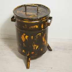 DUSTBOX ダストボックス ゴミ箱 工業系 20L オイル缶 ペール缶　oth033 2枚目の画像
