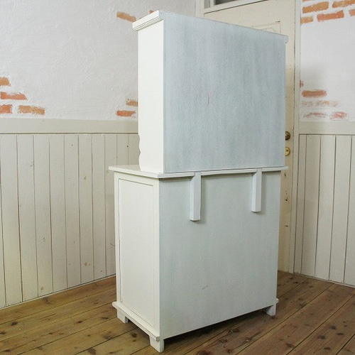 アンティーク調 食器棚 カップボード キャビネット 収納棚 オープン棚