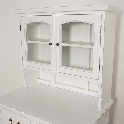 アンティーク調 小さめの カップボード キャビネット 食器棚 収納棚