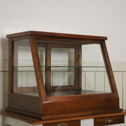 古い木製 ガラスケース 2段 卓上 ショーケース g250 古い木製 ガラスケース 2段 卓上 ショーケース - メルカリ