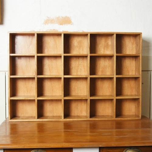 木製小物入れ トレイ 升箱 木箱 飾り棚 20マス CD008 棚・シェルフ