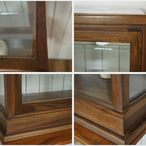 g302 古い木製 ガラスケース 2段 卓上 ショーケース 展示ケース 店舗什器 g302 古い木製 ガラスケース 2段 卓上 ショーケース 展示ケース 店舗