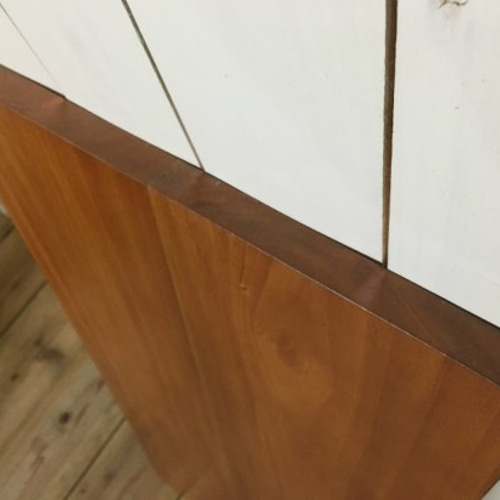 アンティーク調 テーブルトップ 天板 天然木 マホガニー無垢材 88cm