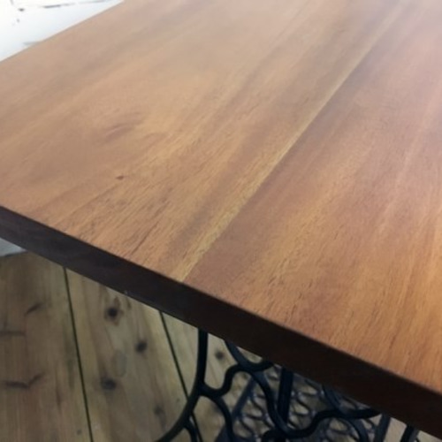 アンティーク調 テーブルトップ 天板 天然木 マホガニー無垢材 88cm