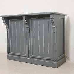 アンティーク調 マホガニー レジカウンター テーブル サイドボード