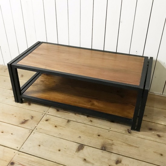 工業系インダストリアル アイアン ローテーブル W100 aan015