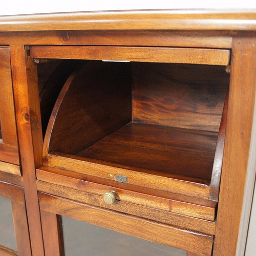 アンティーク調 シューズラック ショーケース カウンター 引出し12杯