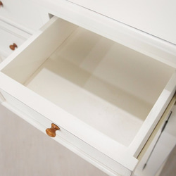 アンティーク調 マホガニー レジカウンター テーブル サイドボード 収納棚 レジ台 店舗什器 ホワイト 4枚目の画像