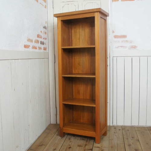 期間限定10％OFF!!】マホガニー無垢材 シェルフラック 収納棚 本棚 4