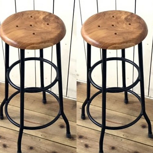 ★アンティーク調 スツール 椅子 花柄 アイアン レザー 丸椅子 アイアン アンティーク調 スツール 椅子 花柄 アイアン レザー 丸椅子