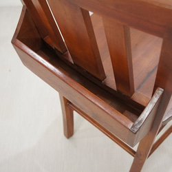 アンティーク調 ボックス付 チャーチチェア 教会 椅子 5枚目の画像