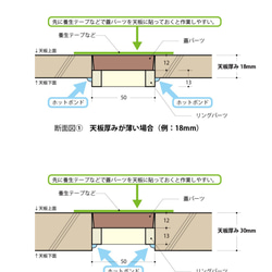 CONPACK　デスク・カウンター用コンセントカバー　木製デスクグロメット 50mm 10枚目の画像