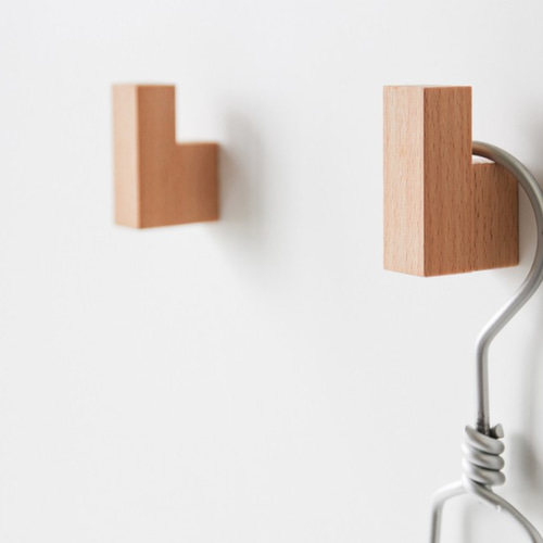 ERTXGBA 手作りの本物の木製の木の枝壁のフック素朴な装飾的な接着剤の