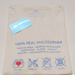 100% Real Philosopher T-shirt 第3張的照片