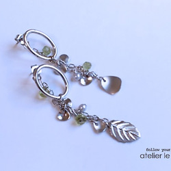 full moon message #1-1 ～ ペリドットのピアス～ 1枚目の画像