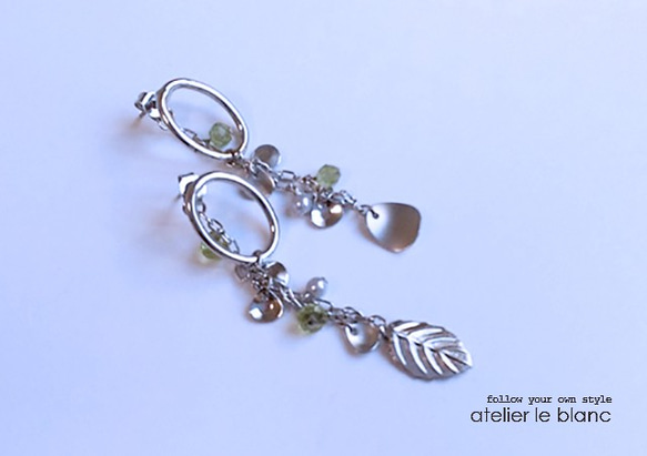 full moon message #1-1 ～ ペリドットのピアス～ 1枚目の画像