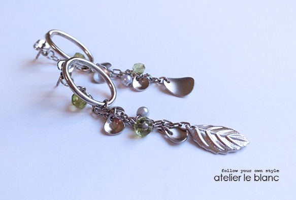 full moon message #1-1 ～ ペリドットのピアス～ 2枚目の画像