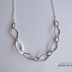 snow queen #1～ シルバーカラーのネックレス～ 3枚目の画像