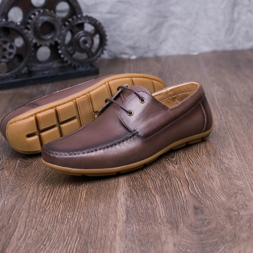 レザー デッキシューズ BEAMS F（ビームスF）【別注】Paraboot / BARTH クロムエクセル