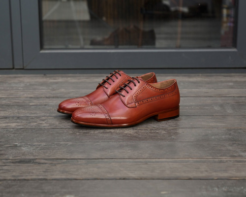 VASS ハンドメイド ブラウンウィングチップ VASS ハンドメイド ブラウンウィングチップ