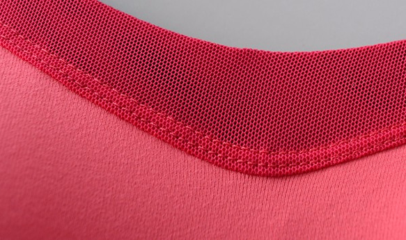 機能的な乳房のサポート3Dスポーツの下着 -  M [MACACA] AUA0412（ピーチ/ピンクのネットワーク）（ヨガ/リズ 9枚目の画像