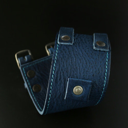 HEYOU Handmade - Leather Cuff 皮革手環 第2張的照片