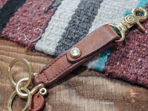 HEYOU Handmade - Key Chain 鑰匙圈- 褐色 第1張的照片