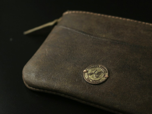 HEYOU Handmade - Coin Case 皮革零錢包- 綠 第3張的照片
