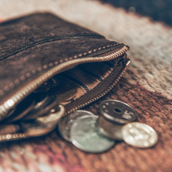 HEYOU Handmade - Coin Case 皮革零錢包- 綠 第5張的照片